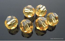 50% OFF! Swarovski Round Art 5000 Light Topaz 6mm